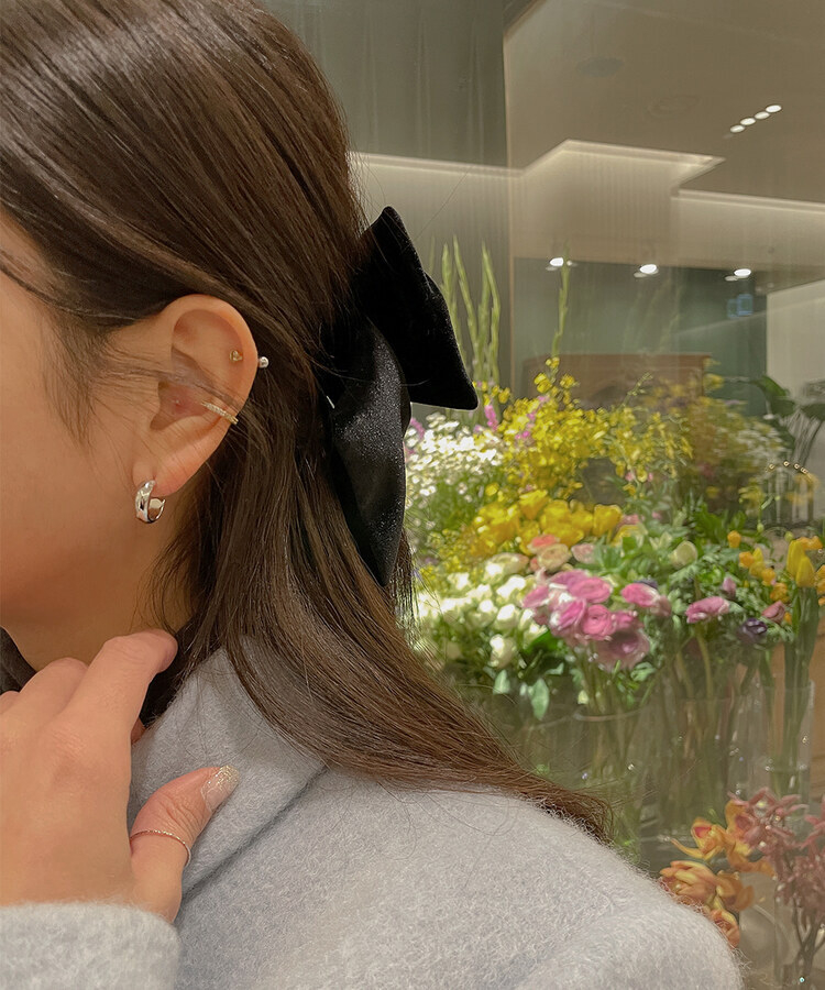 オールデイズリングピアス SILVER