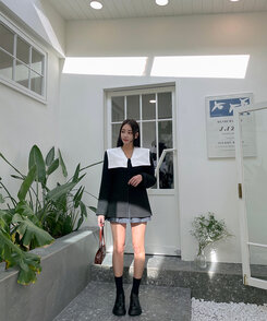 その他 チョコレートプラットフォームローファー BLACK