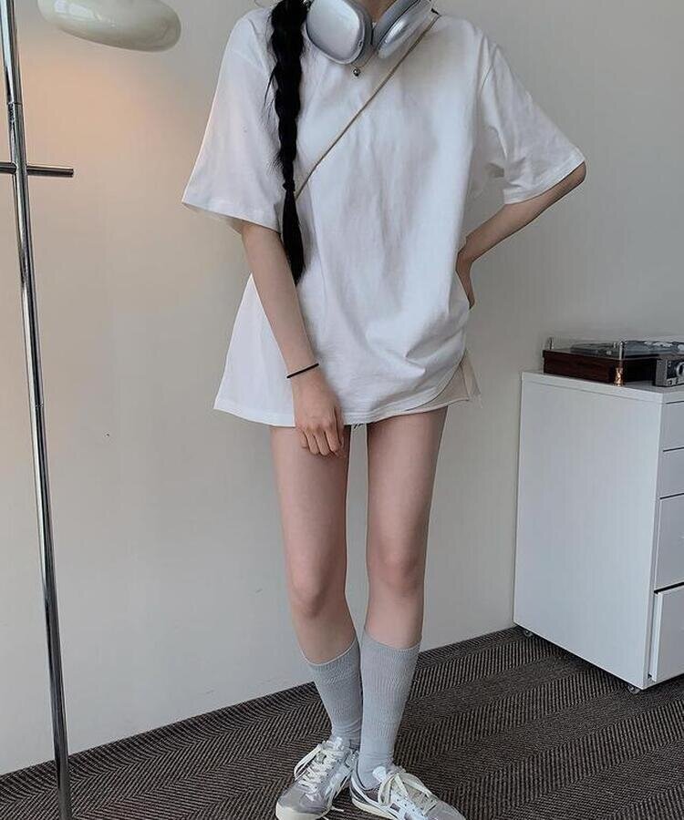 韓国 forusring バックリボンパフT [PINK] 半袖tシャツ 韓国 forusring