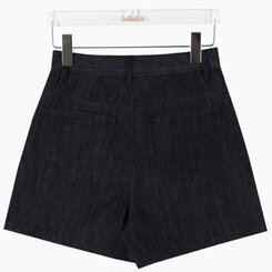 ショートパンツ ノンフェードデニムショートパンツ