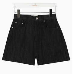 ショートパンツ ノンフェードデニムショートパンツ