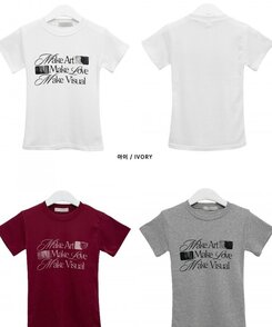 半袖Tシャツ スリムフィットプリンティング半袖Tシャツ