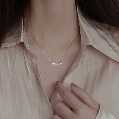 ジュエリー キャットフィッシュネックレス SILVER