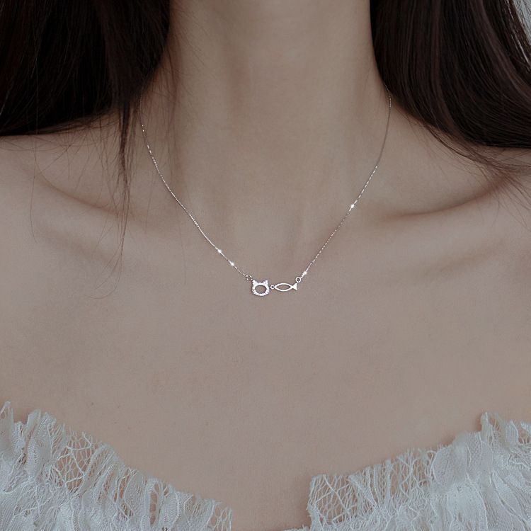 キャットフィッシュネックレス SILVER