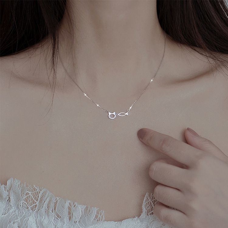 キャットフィッシュネックレス SILVER