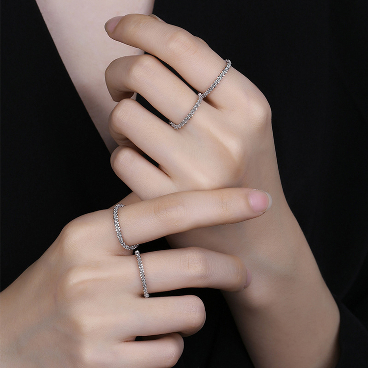 デイリーシンプルリングセット SILVER