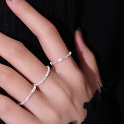 ジュエリー デイリーシンプルリングセット SILVER