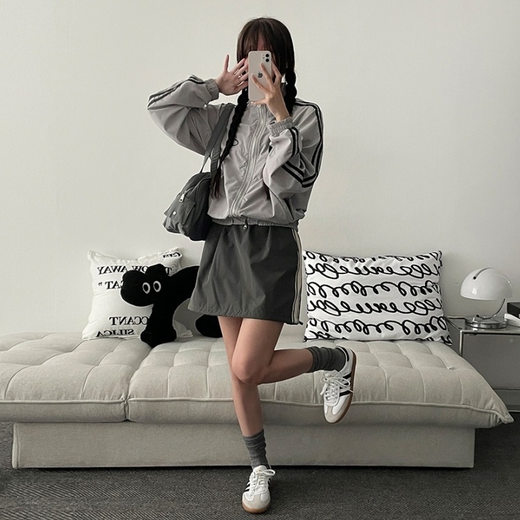 ハイネックトラックウインドブレーカー｜ジャンパー｜韓国ファッション