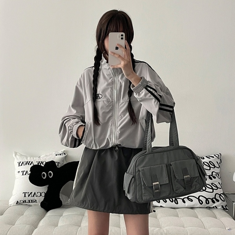 ハイネックトラックウインドブレーカー｜ジャンパー｜韓国ファッション