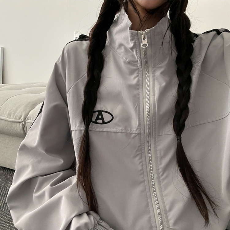 ハイネックトラックウインドブレーカー｜ジャンパー｜韓国ファッション