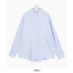 フェアリーオーバーフィットストライプシャツ