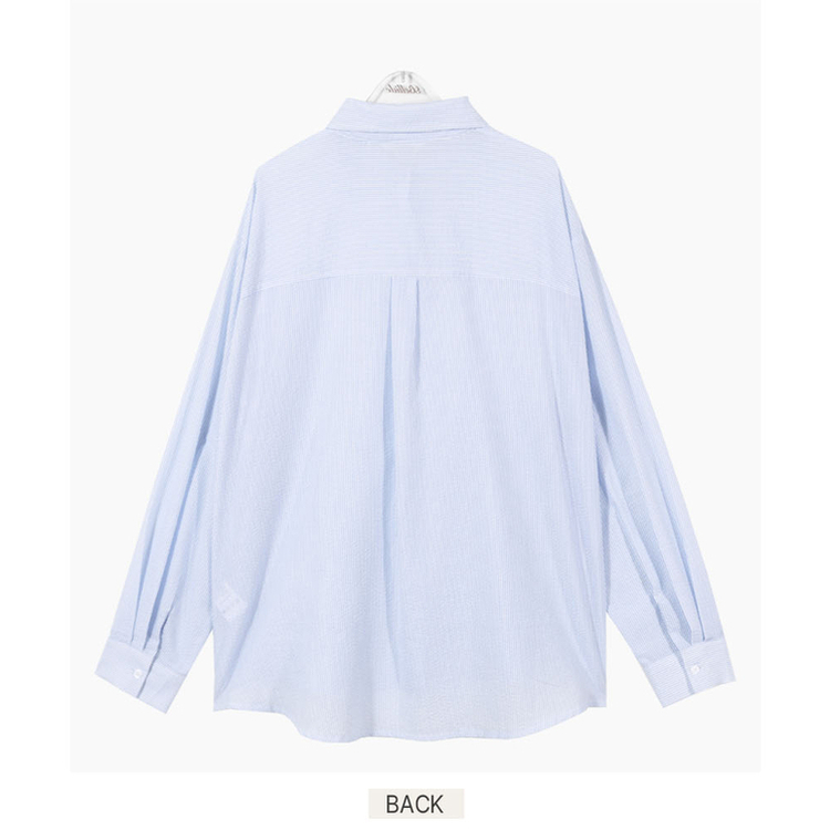 フェアリーオーバーフィットストライプシャツ