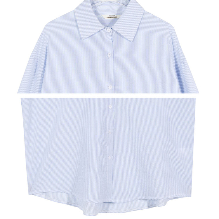 フェアリーオーバーフィットストライプシャツ