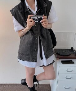シンプルスリムネクタイ BLACK