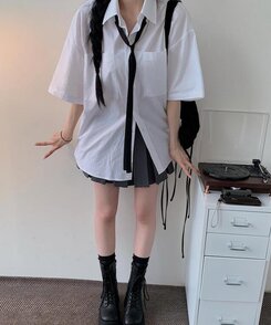 シンプルスリムネクタイ BLACK