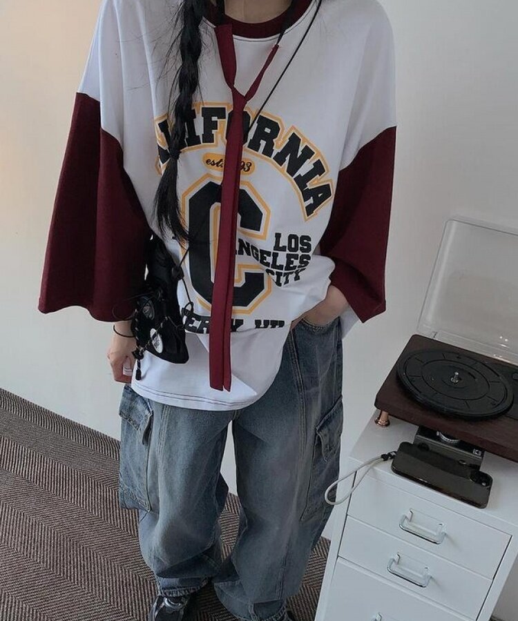 シンプルスリムネクタイ Burgundy