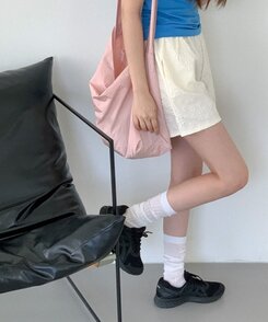 靴下・タイツ シンプルデイリーソックス IVORY