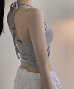 ノースリーブ ラヘルホルターネックノースリーブ GRAY