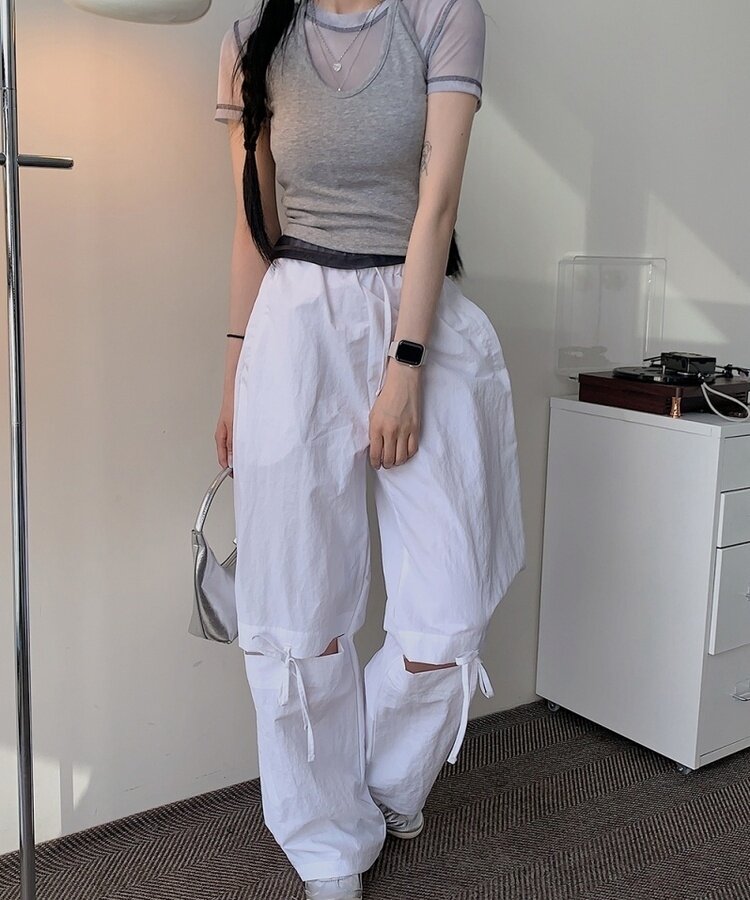 ラヘルホルターネックノースリーブ GRAY