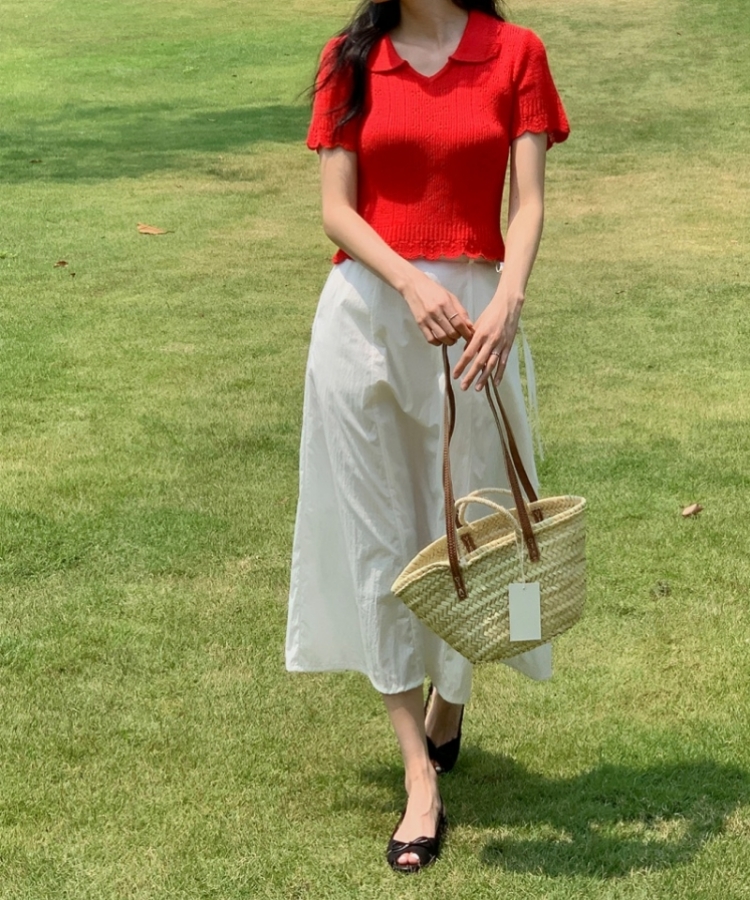 msk486ストラップワッシャーロングフレアスカート｜ミディ/ロング