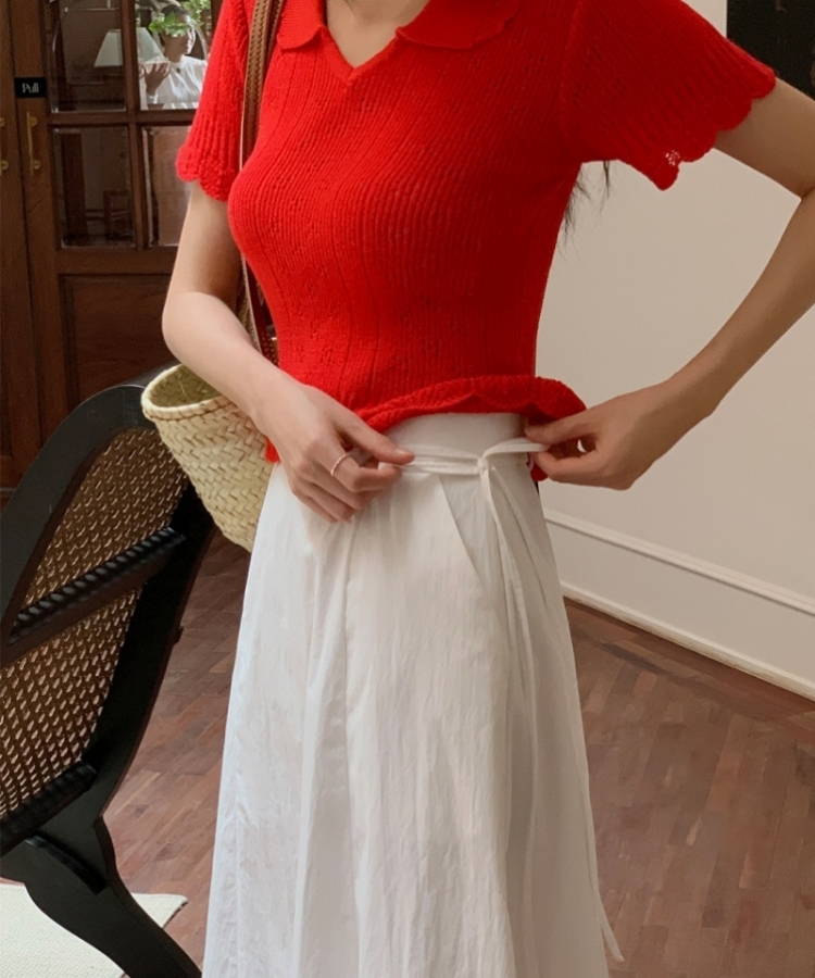 msk486ストラップワッシャーロングフレアスカート｜ミディ/ロング