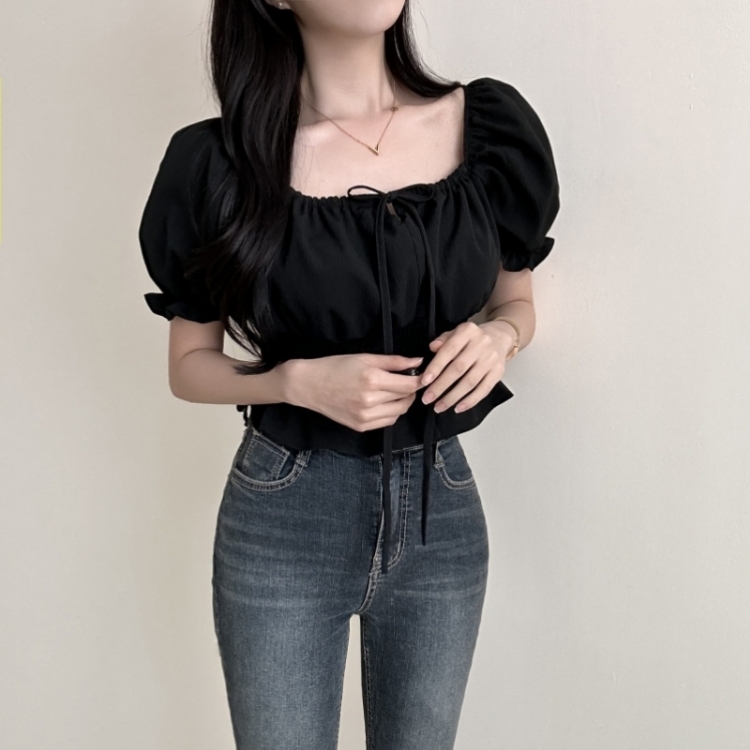 シャツ ブラウス ショルダーカットシャーリングシャツ レディース オフショルダーシャーリングブラウス[tu1105] | レディース
