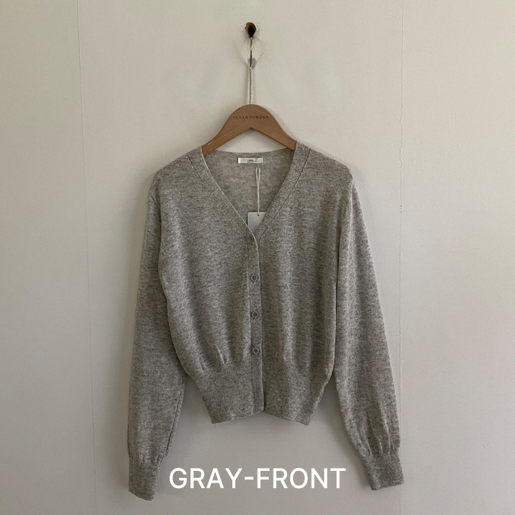 웨이 린넨니트 크롭 기본 가디건 12color