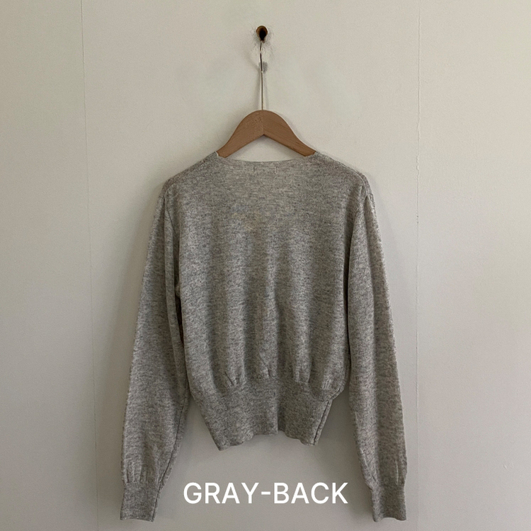 웨이 린넨니트 크롭 기본 가디건 12color