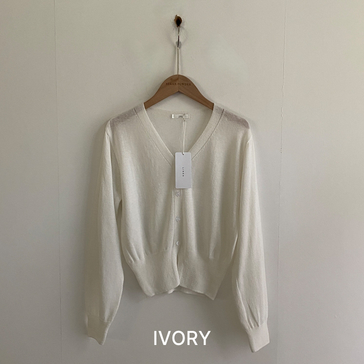 웨이 린넨니트 크롭 기본 가디건 12color