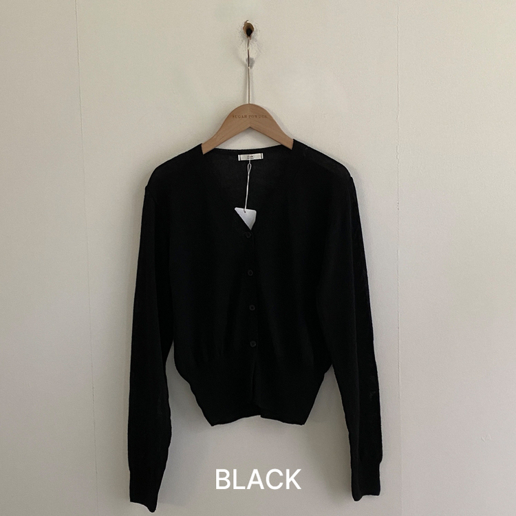 웨이 린넨니트 크롭 기본 가디건 12color