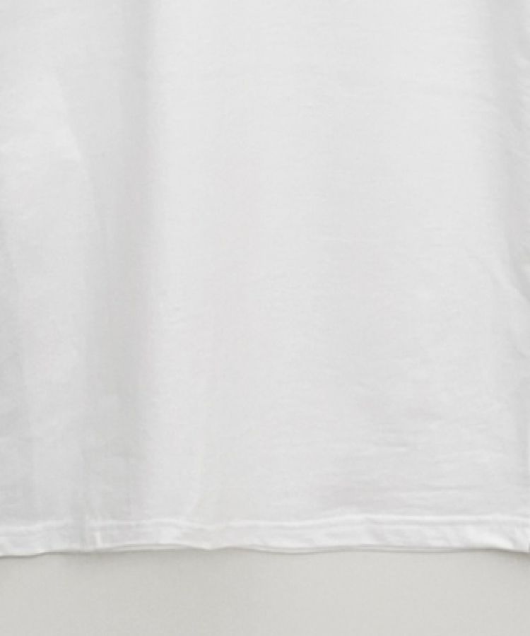配色レタリングボックスフィット半袖Tシャツ