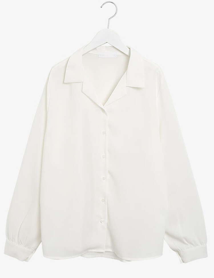 [F/L사이즈] 구김없는 오픈카라 찰랑셔츠 (7color)