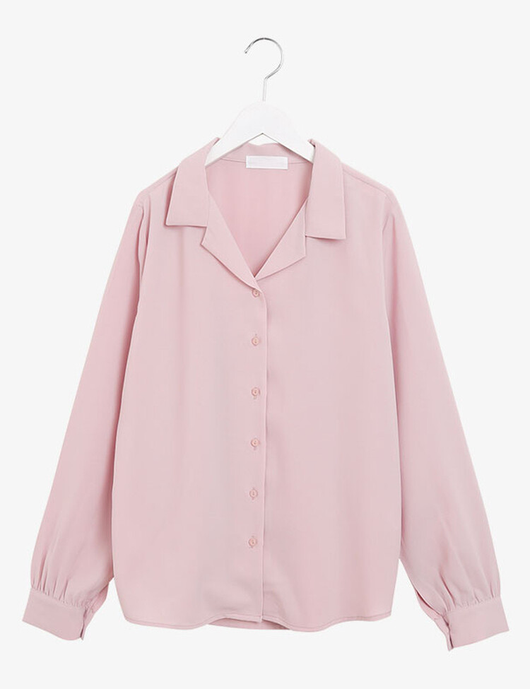 [F/L사이즈] 구김없는 오픈카라 찰랑셔츠 (7color)