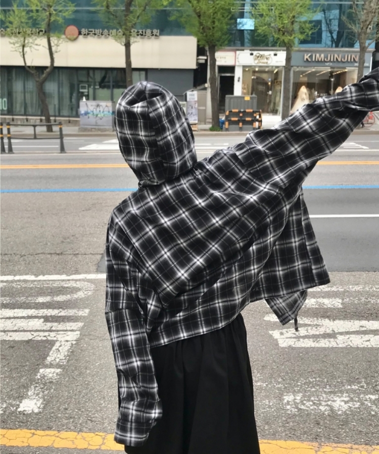 Sea Room lynn ルーズフィットチェックシャツ Sea Room lynn ルーズフィットチェックシャツ