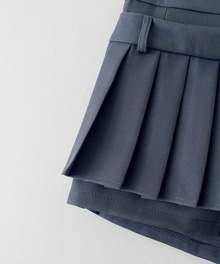 ツーウェイプリーツリボンミニスカート