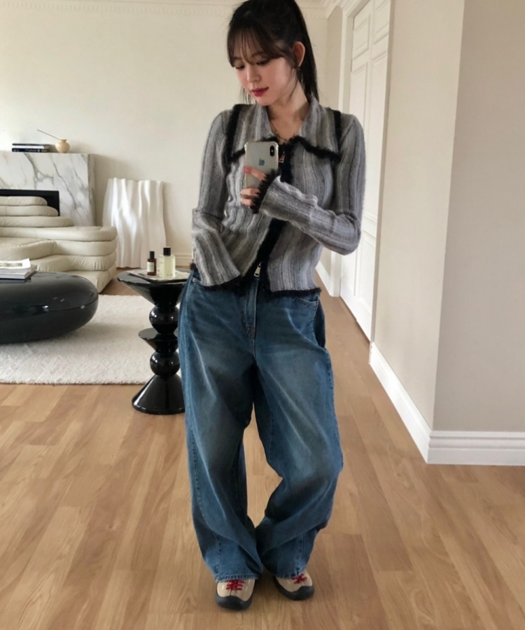 トラッキングスエードスニーカー BEIGE