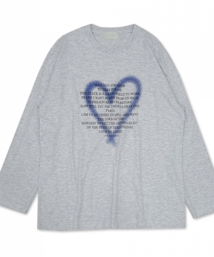 ハートロングスリーブ長袖Tシャツ｜長袖Tシャツ｜韓国ファッション