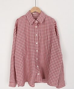 デイリールーズフィットチェックシャツ