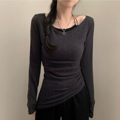 ノースリーブ ストリングレイヤードクロップホルターネックキャミソール BLACK