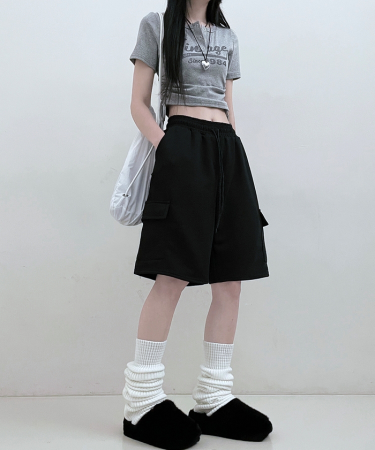 デイリーバミューダハーフショートパンツ BLACK