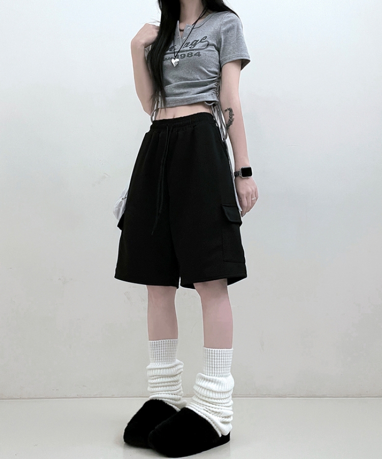 デイリーバミューダハーフショートパンツ BLACK