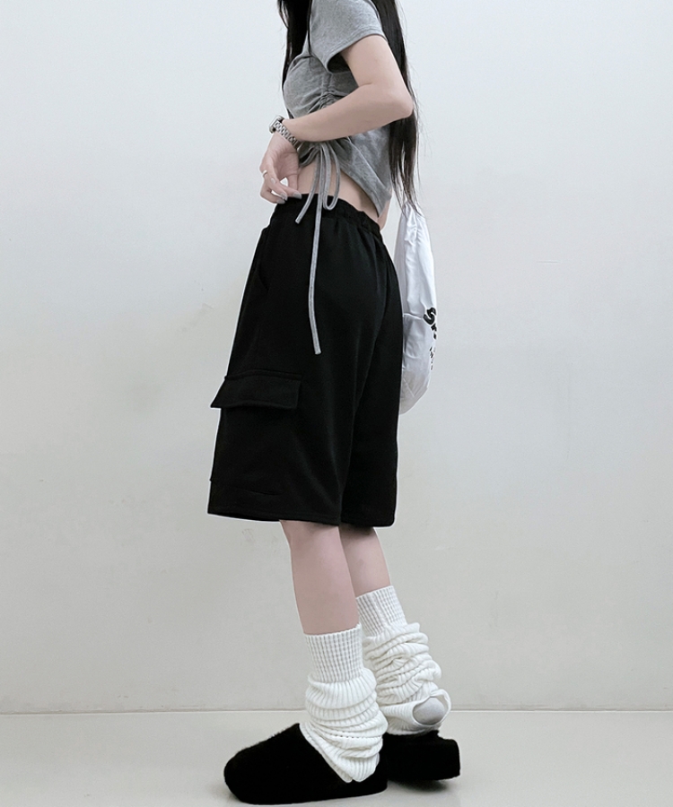 デイリーバミューダハーフショートパンツ BLACK