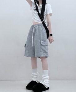 トレーニングパンツ デイリーバミューダハーフショートパンツ GRAY