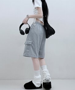 トレーニングパンツ デイリーバミューダハーフショートパンツ GRAY