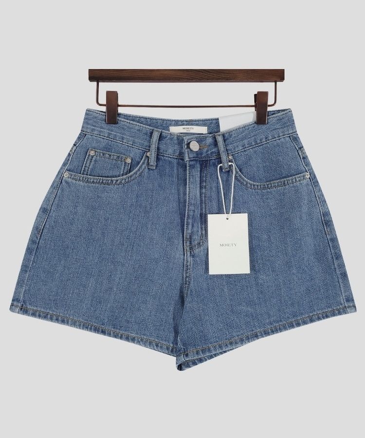 ショートパンツ プレーンサマーデニムショートハーフパンツ