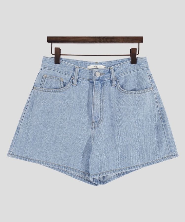 ショートパンツ プレーンサマーデニムショートハーフパンツ