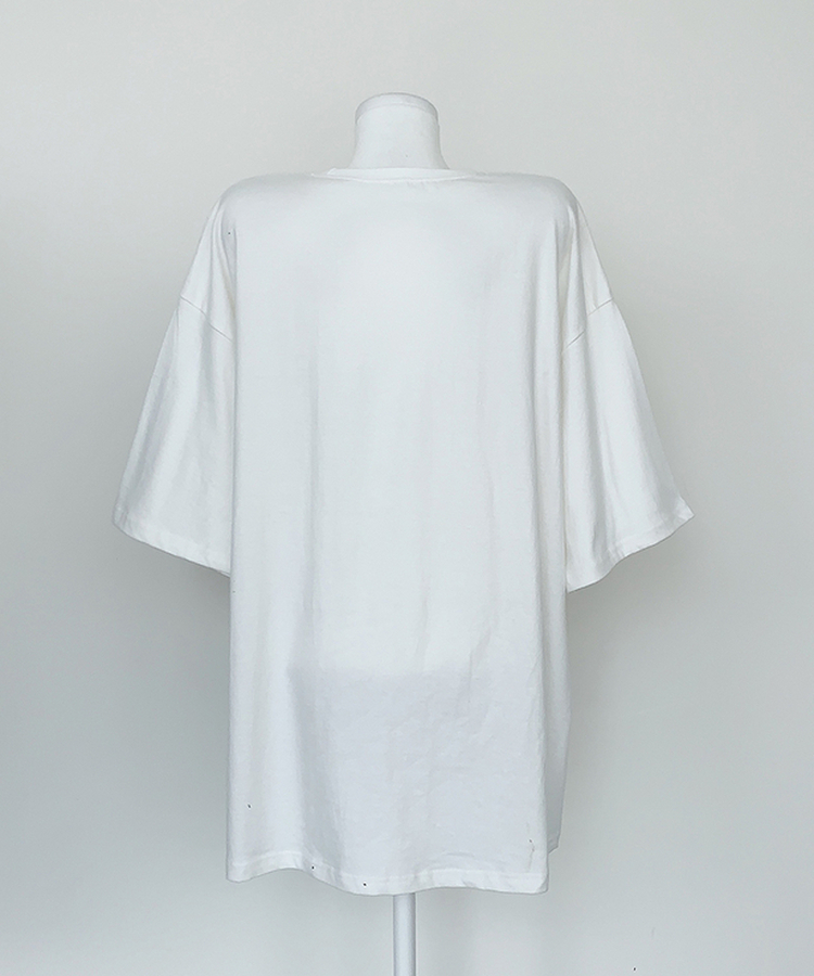 ノアボックスフィットリボン半袖Tシャツ