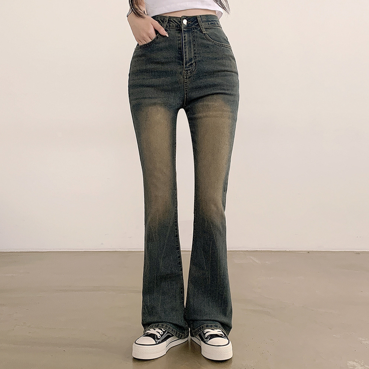 【SHORT/BASIC/LONG 丈別】ブーツカットデニムパンツ Yellow Blue