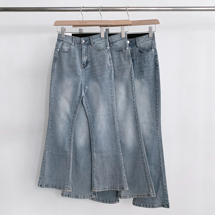 【SHORT/BASIC/LONG 丈別】ブーツカットデニムパンツ