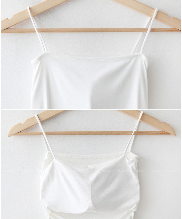 【カップ付き】シックスティーンシャーリングスリーブレス5色